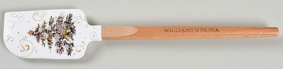 Twas the Night Before Christmas Silicone & Wood Mini Spatula by Williams-Sonoma-1