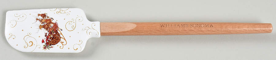 Twas the Night Before Christmas Silicone & Wood Mini Spatula by Williams-Sonoma-1