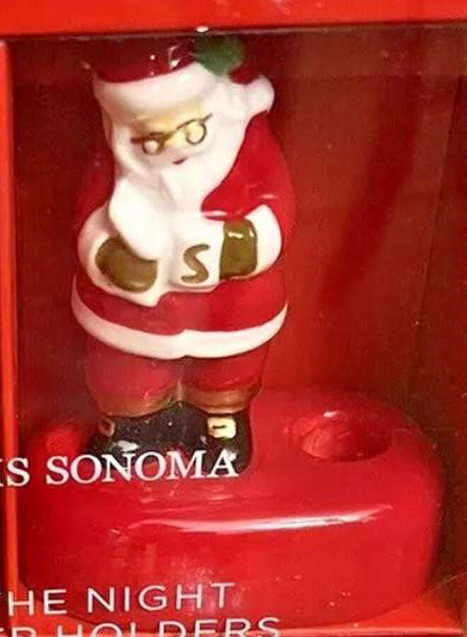 Twas the Night Before Christmas Figural Candleholder by Williams-Sonoma-1