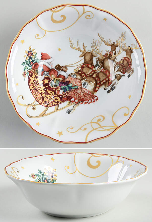 Twas the Night Before Christmas Coupe Soup Bowl by Williams-Sonoma-1