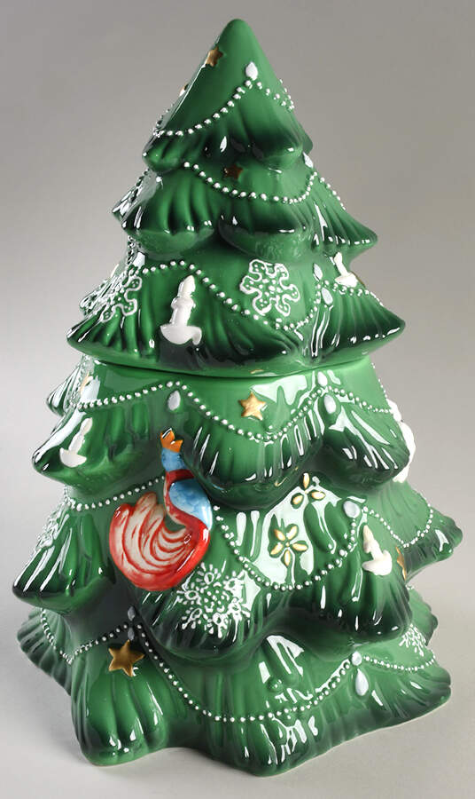 Twas the Night Before Christmas Figural Cookie Jar & Lid by Williams-Sonoma-1
