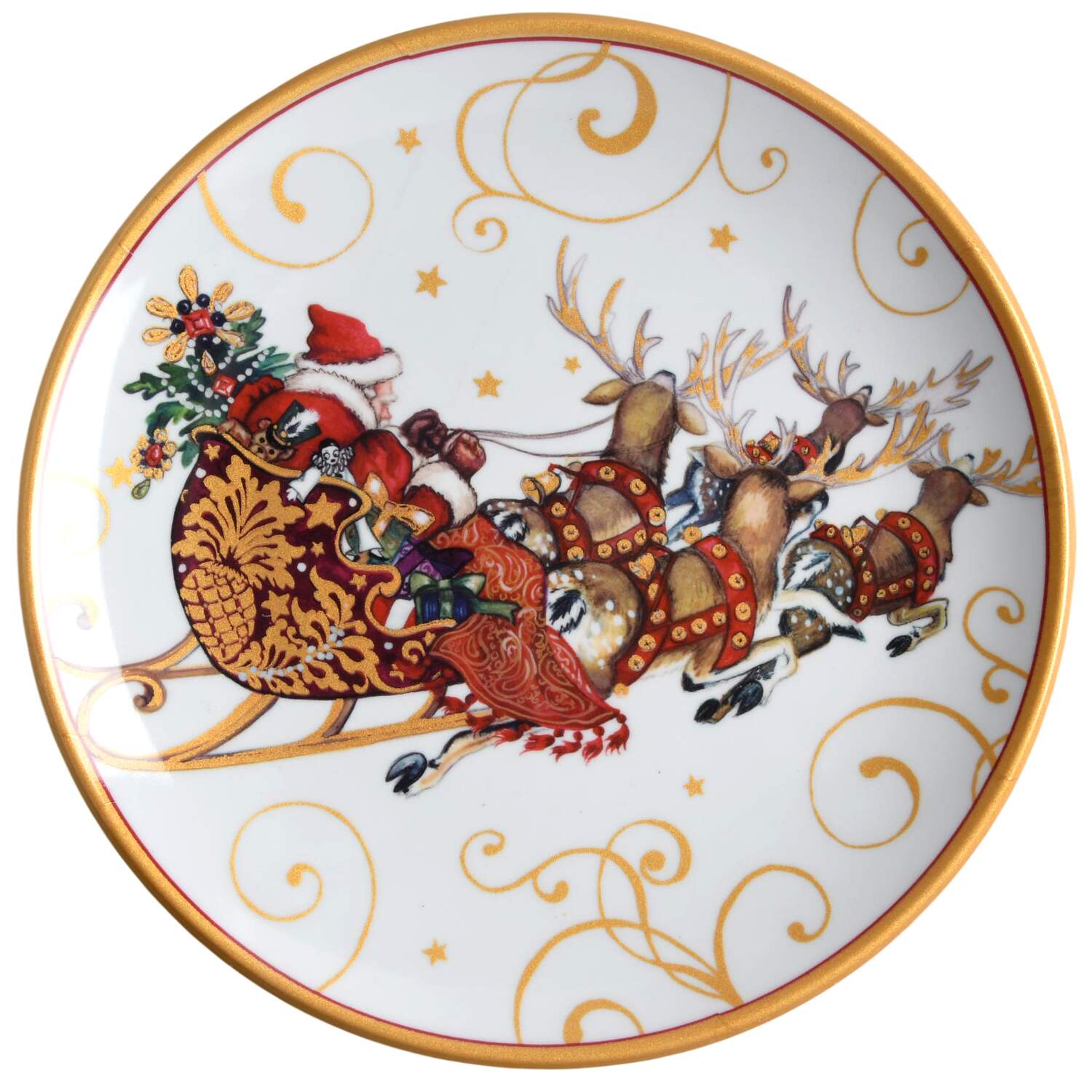 Twas the Night Before Christmas Melamine Salad Plate by Williams-Sonoma-1