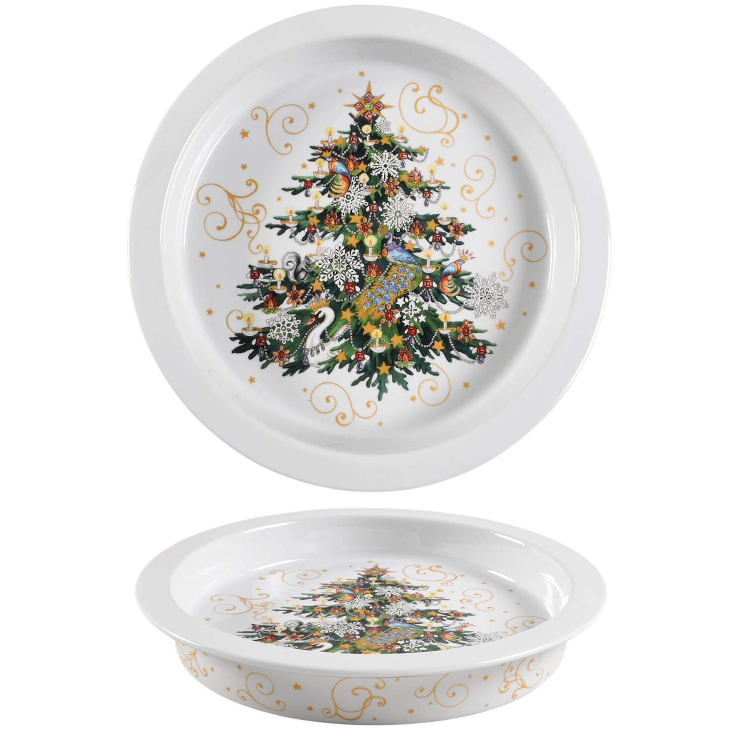 Twas the Night Before Christmas 10" Pie Baking Plate by Williams-Sonoma-1