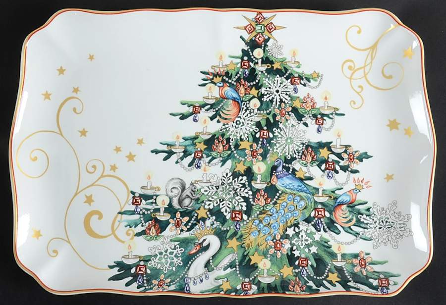 Twas the Night Before Christmas 18" Rectangular Serving Platter by Williams-Sonoma-1