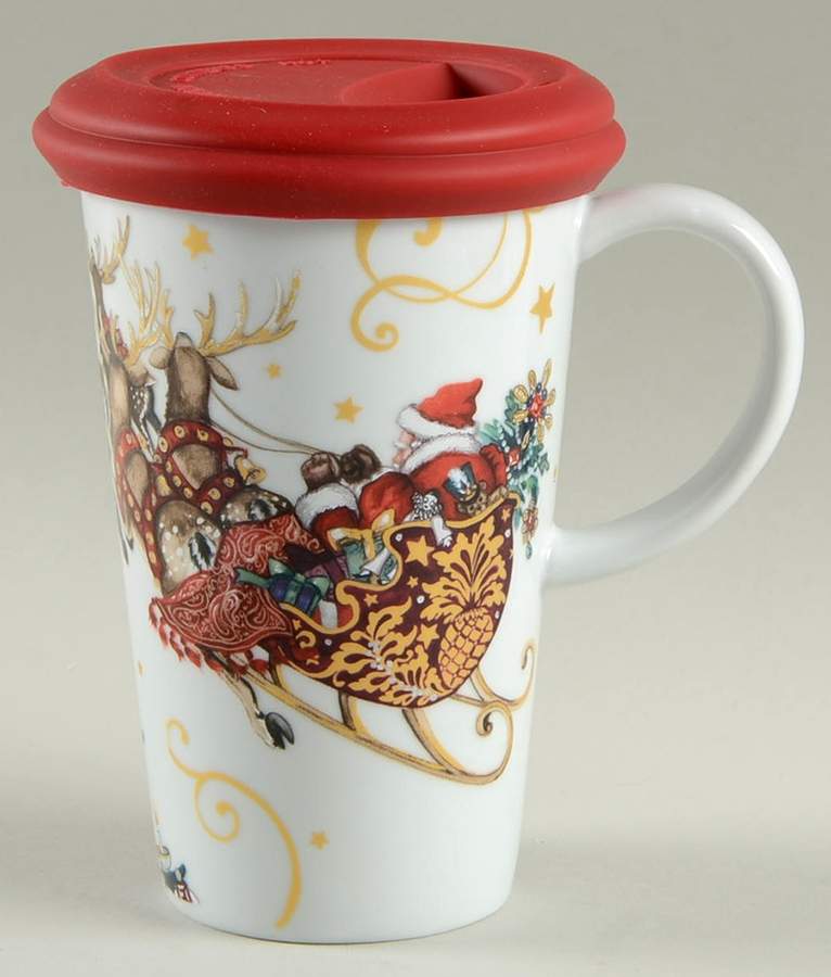 Twas the Night Before Christmas Travel Mug & Silicone Lid by Williams-Sonoma-1