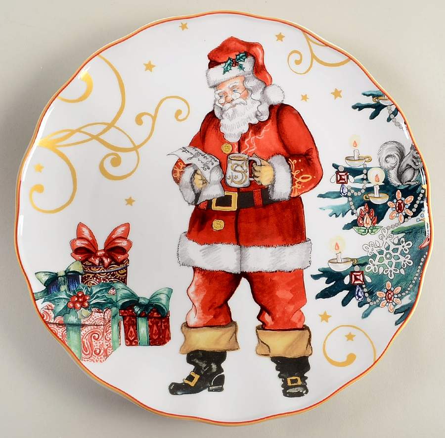 Twas the Night Before Christmas 13" Chop Plate (Round Platter) by Williams-Sonoma-1