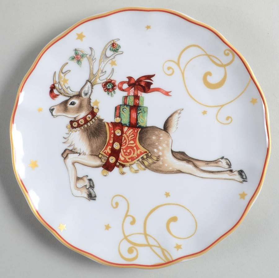 Twas the Night Before Christmas Appetizer Plate by Williams-Sonoma-1