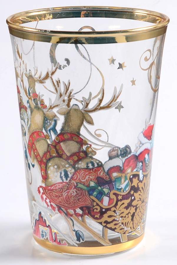 Twas the Night Before Christmas 10 Oz Glassware Tumbler by Williams-Sonoma-1