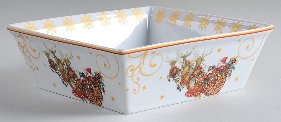 Twas the Night Before Christmas 8" Square Baker by Williams-Sonoma-1