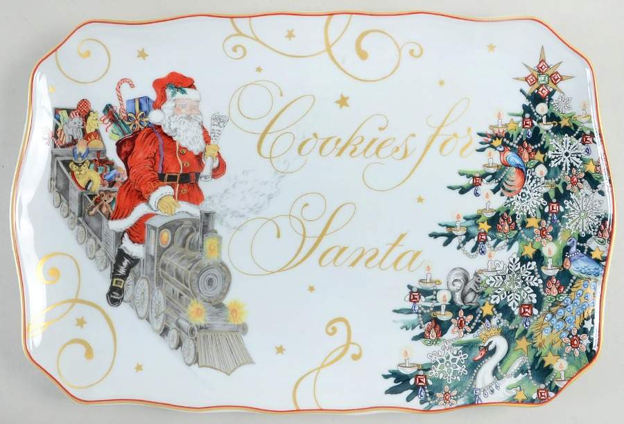 Twas the Night Before Christmas 15" Rectangular Serving Platter by Williams-Sonoma-1