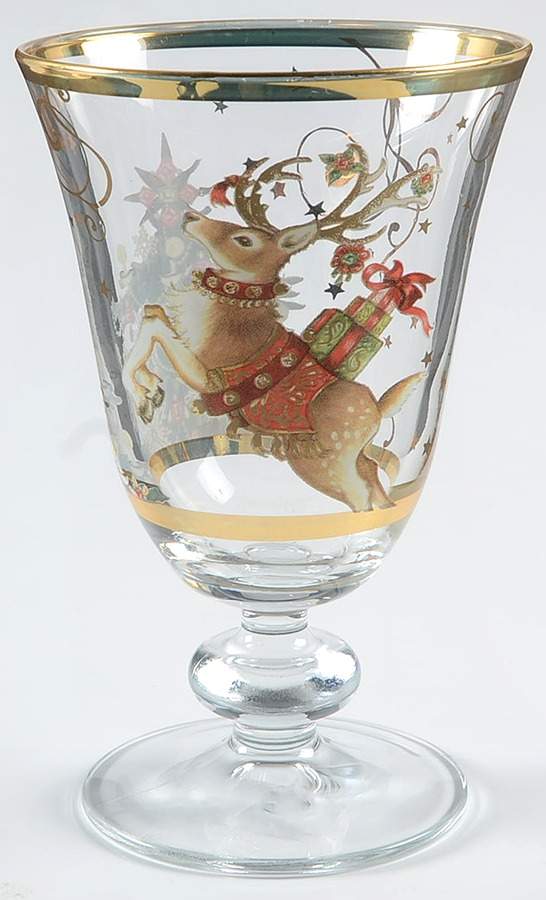Twas the Night Before Christmas Glassware Goblet by Williams-Sonoma-1