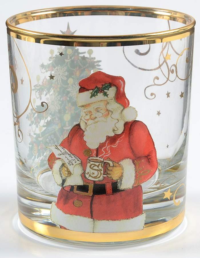 Twas the Night Before Christmas Glassware Double Old Fashioned by Williams-Sonoma-1