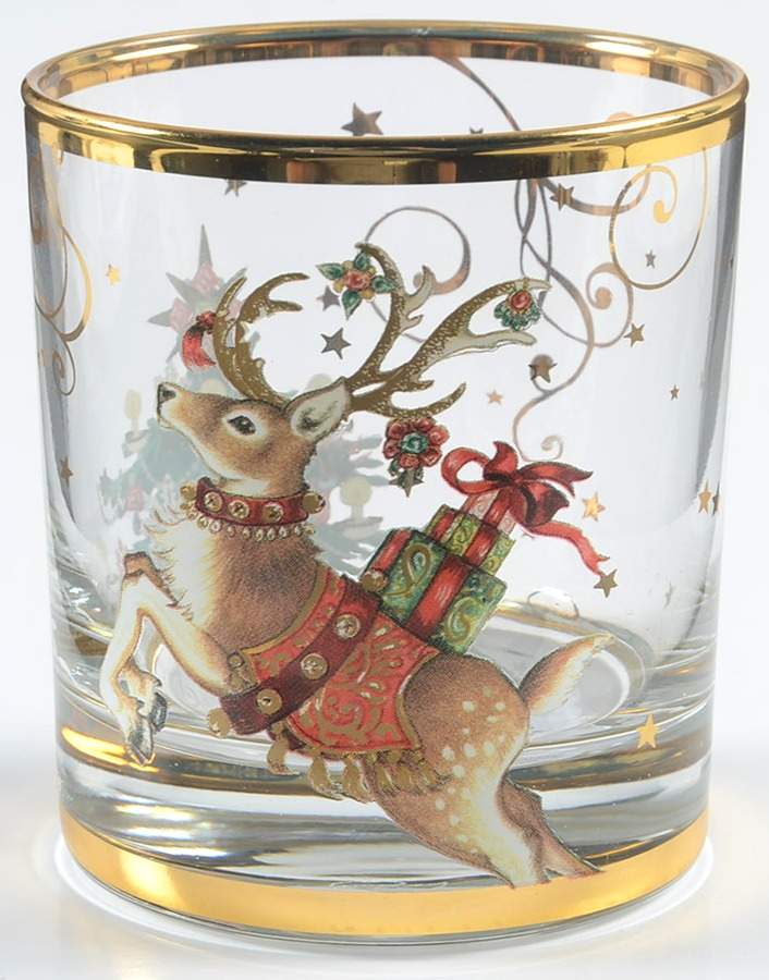 Twas the Night Before Christmas Glassware Double Old Fashioned by Williams-Sonoma-1