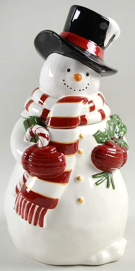 Twas the Night Before Christmas Figural Cookie Jar & Lid by Williams-Sonoma-1