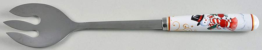Twas the Night Before Christmas Salad Serving Fork with Stainless Prongs by Williams-Sonoma-1