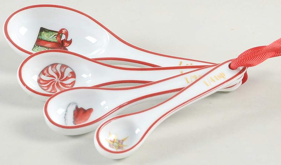Twas the Night Before Christmas (4 Pc) Ceramic Measuring Spoon Set by Williams-Sonoma-1