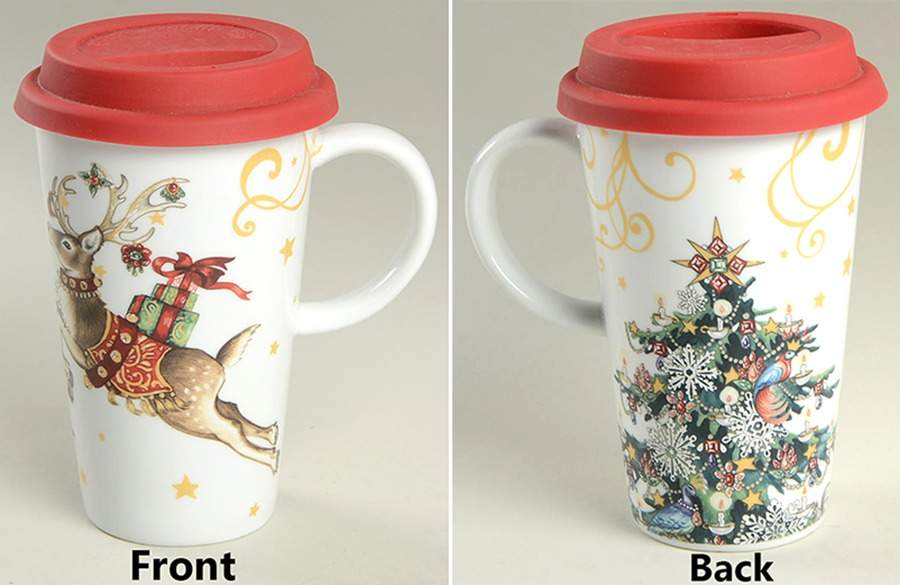 Twas the Night Before Christmas Travel Mug & Silicone Lid by Williams-Sonoma-1