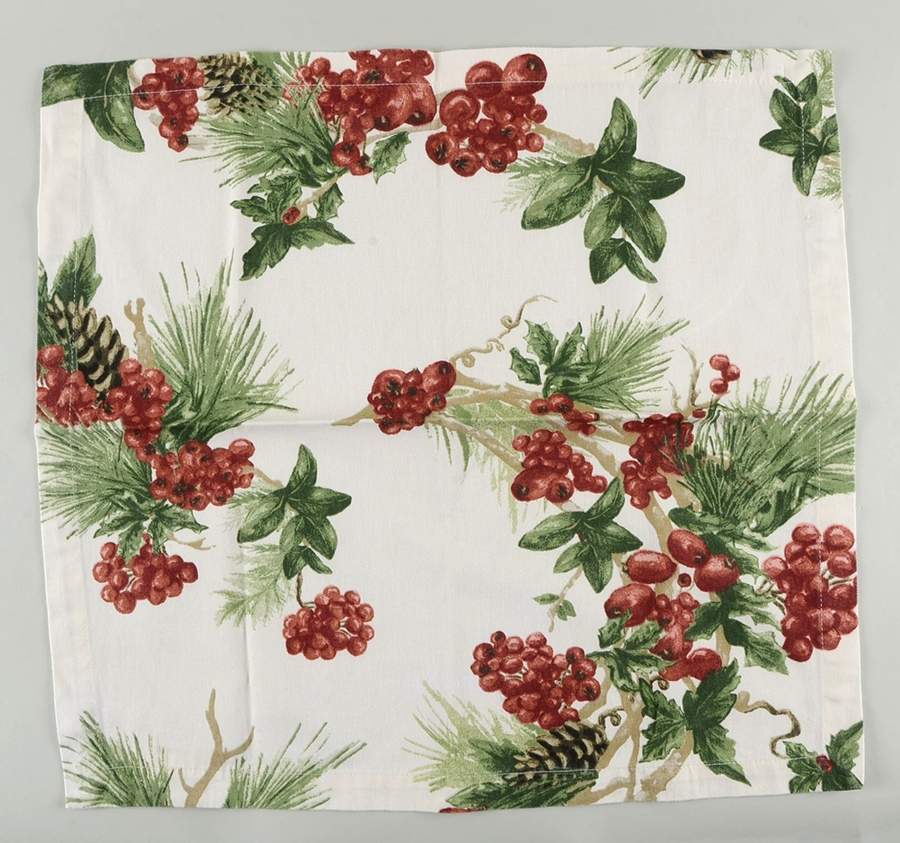 Botanical Wreath Cloth Napkin by Williams-Sonoma-1