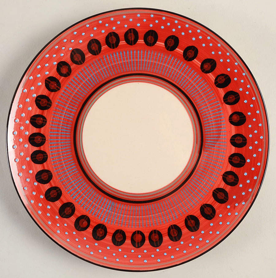 Potter's Workshop Red Salad Plate by West Elm-1