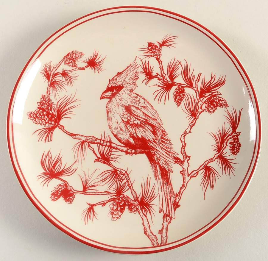 Holiday Toile Salad Plate by Williams-Sonoma-1