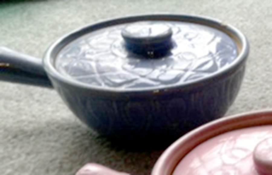 Loops Individual Casserole & Lid by Watt Pottery-1