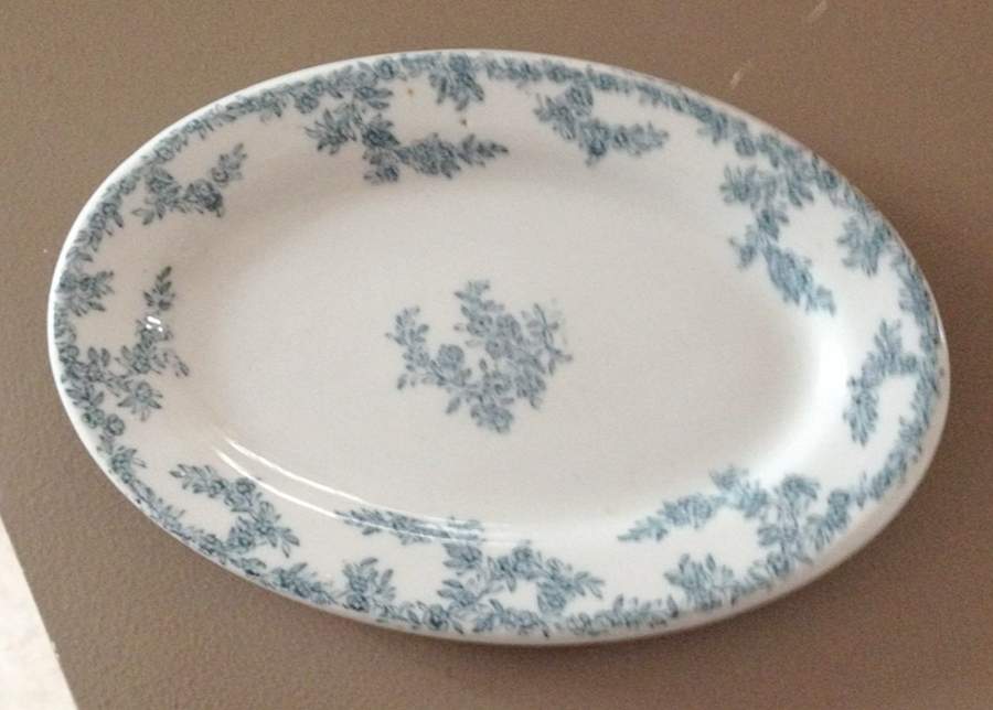 Kingsley 12" Oval Serving Platter by Wood & Sons-1