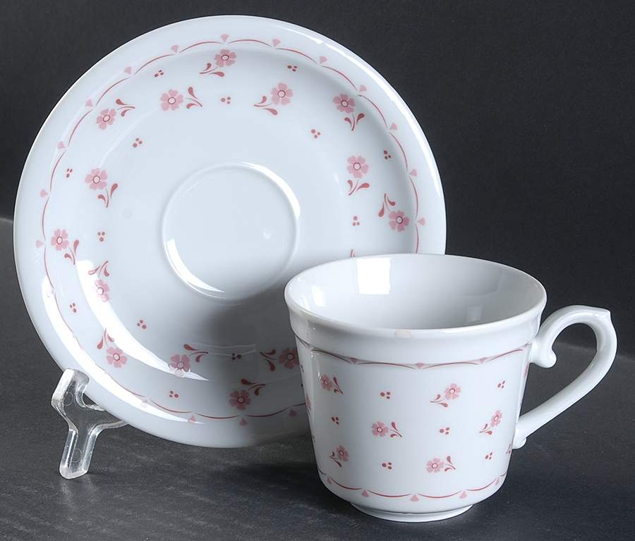 WIG1297 Flat Cup & Saucer Set by Winterling - Bavaria-1