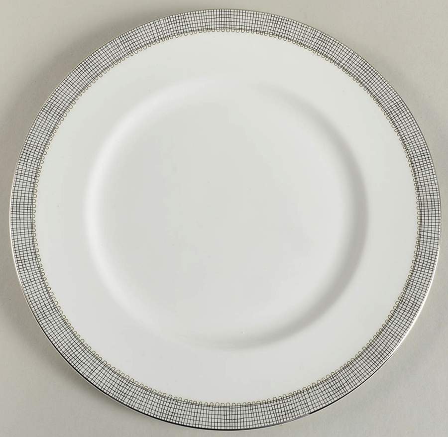 Gilded Weave Platinum Dinner Plate by Wedgwood-1