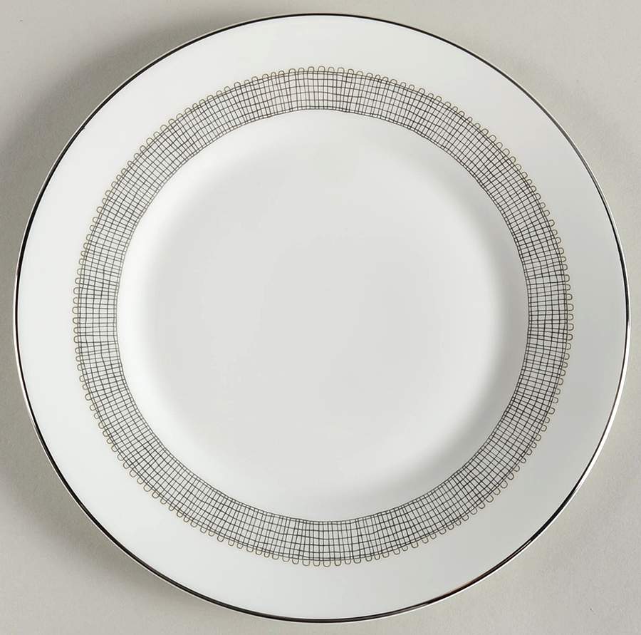Gilded Weave Platinum Salad Plate by Wedgwood-1