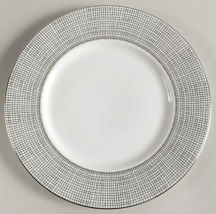 Gilded Weave Platinum Accent Luncheon Plate by Wedgwood-1