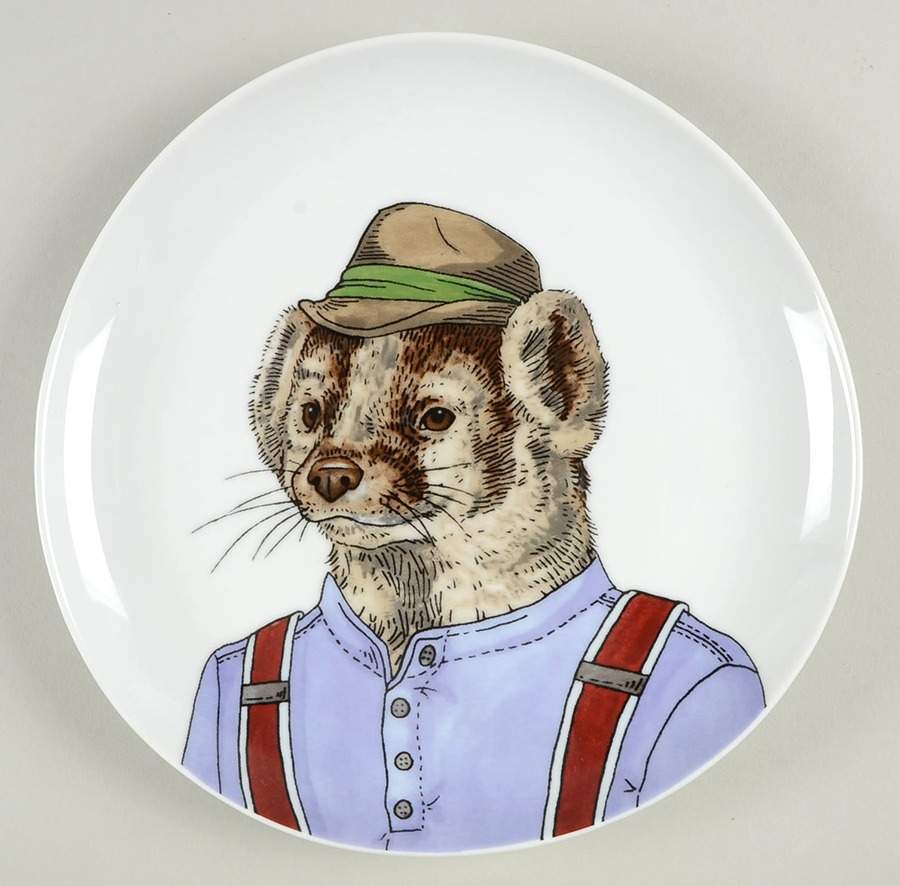 Dapper Animal Salad Plate by West Elm-1