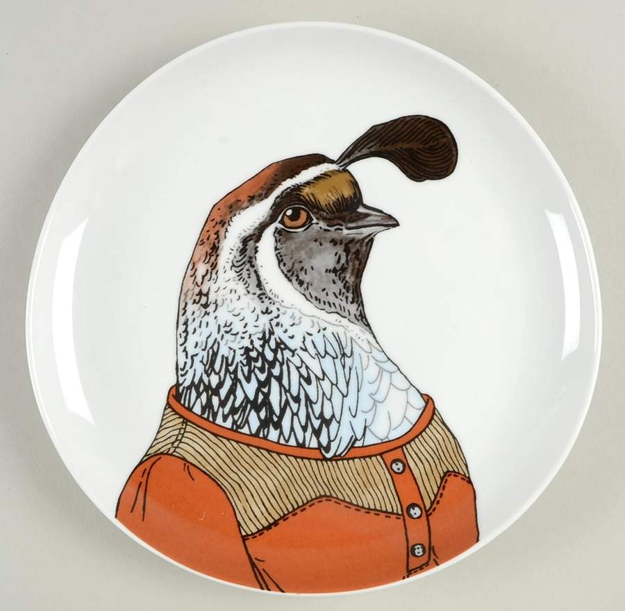 Dapper Animal Salad Plate by West Elm-1