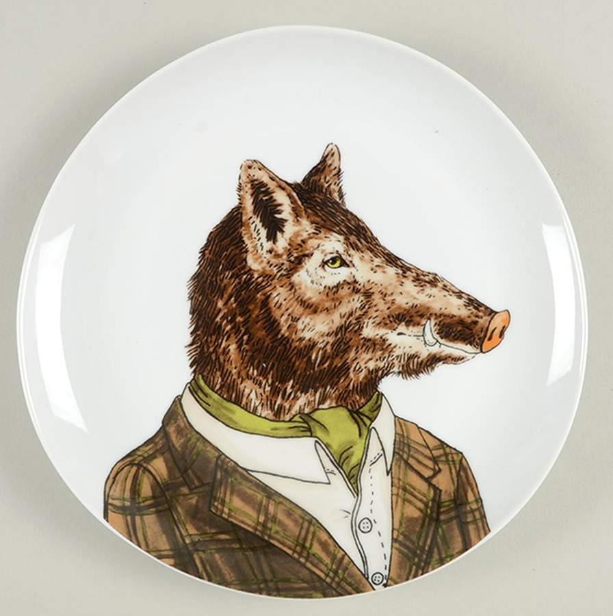 Dapper Animal Salad Plate by West Elm-1