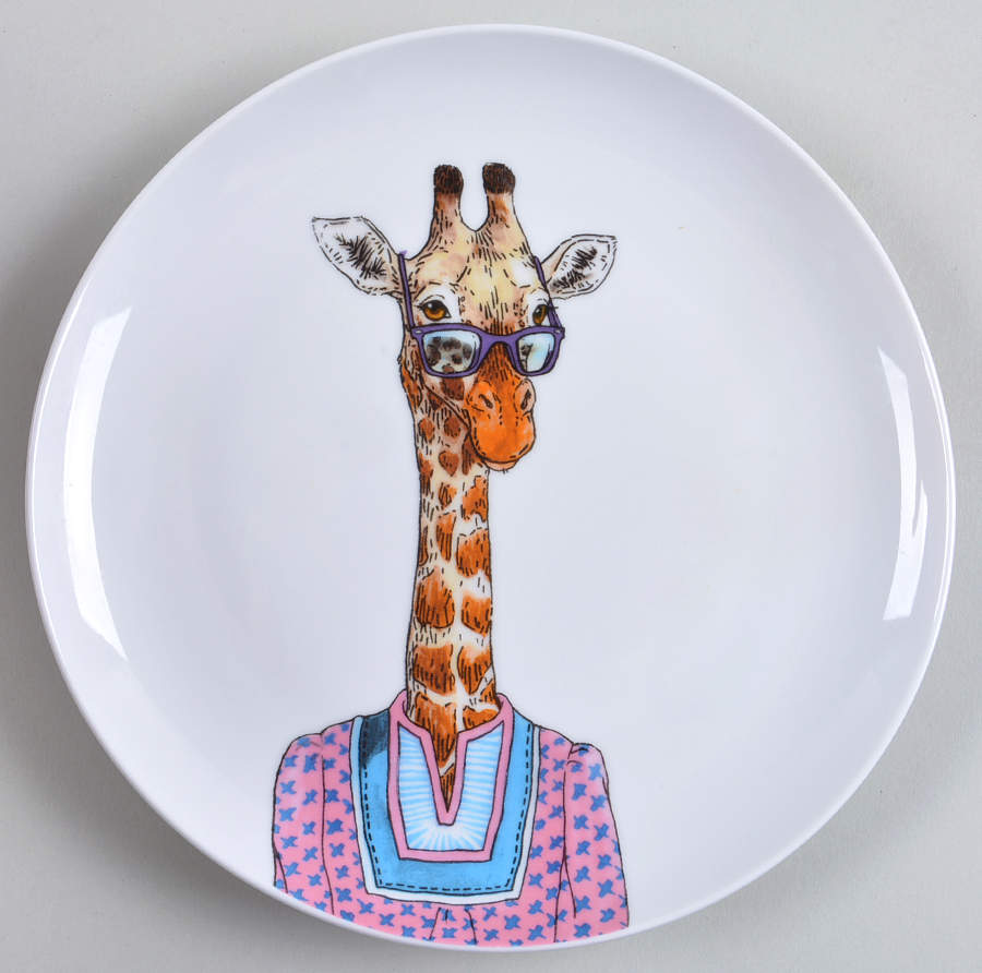Dapper Animal Salad Plate by West Elm-1