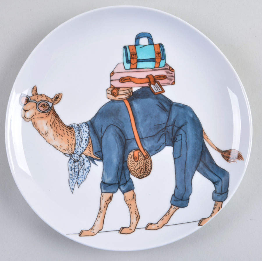Dapper Animal Salad Plate by West Elm-1