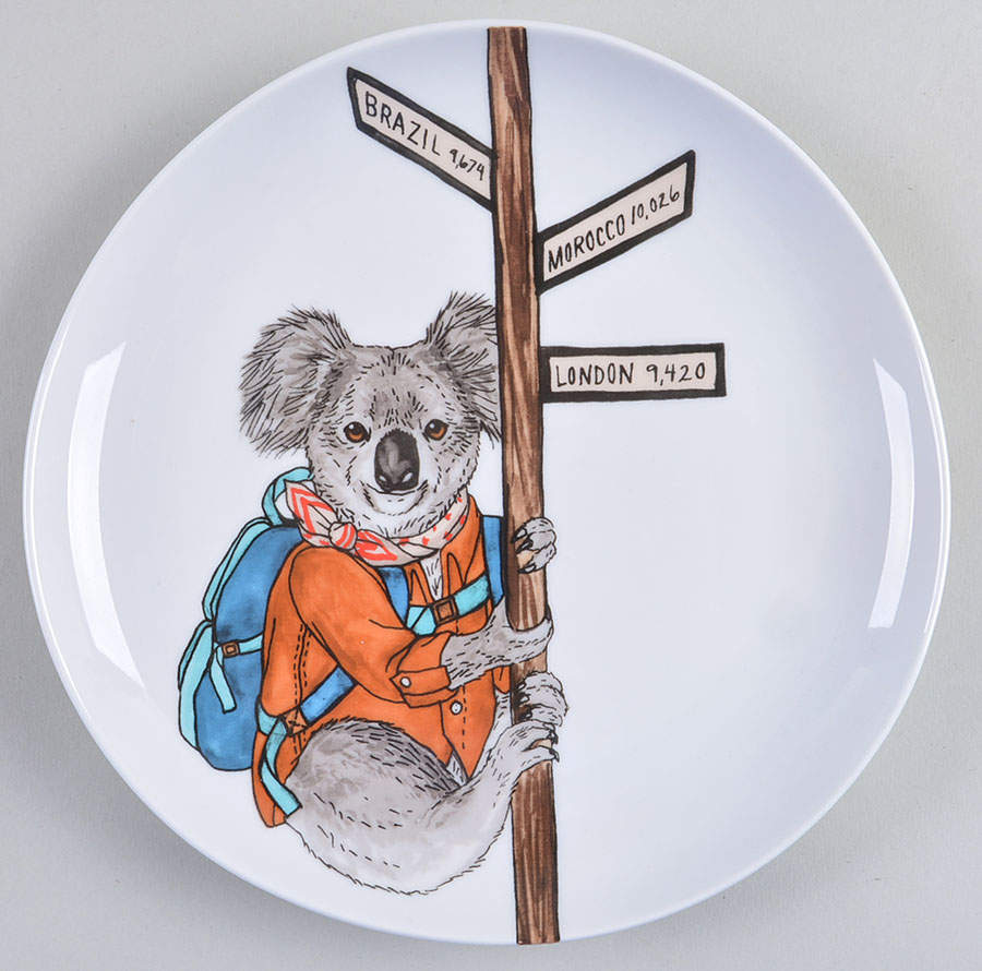 Dapper Animal Salad Plate by West Elm-1