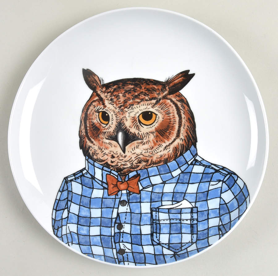 Dapper Animal Salad Plate by West Elm-1