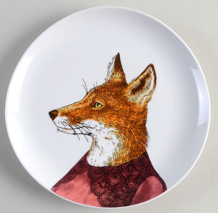 Dapper Animal Salad Plate by West Elm-1
