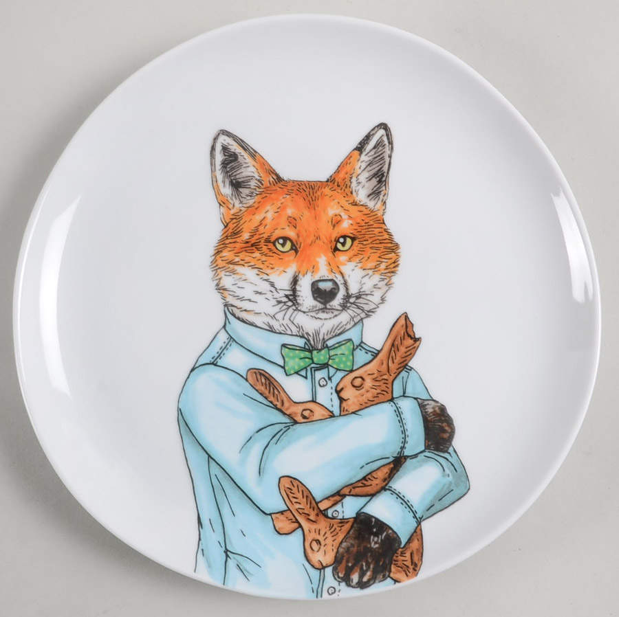 Dapper Animal Salad Plate by West Elm-1