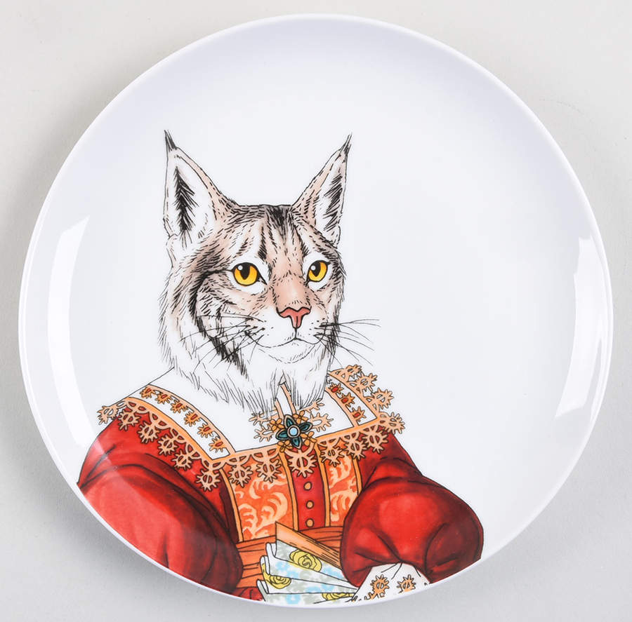 Dapper Animal Salad Plate by West Elm-1