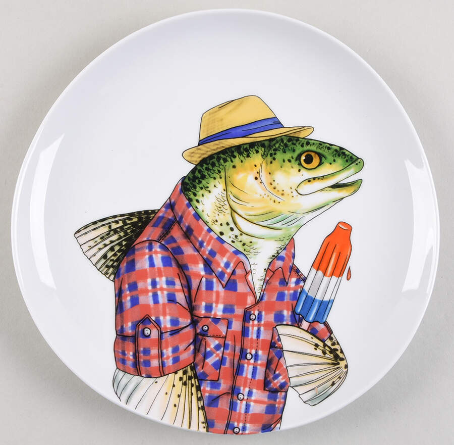 Dapper Animal Salad Plate by West Elm-1