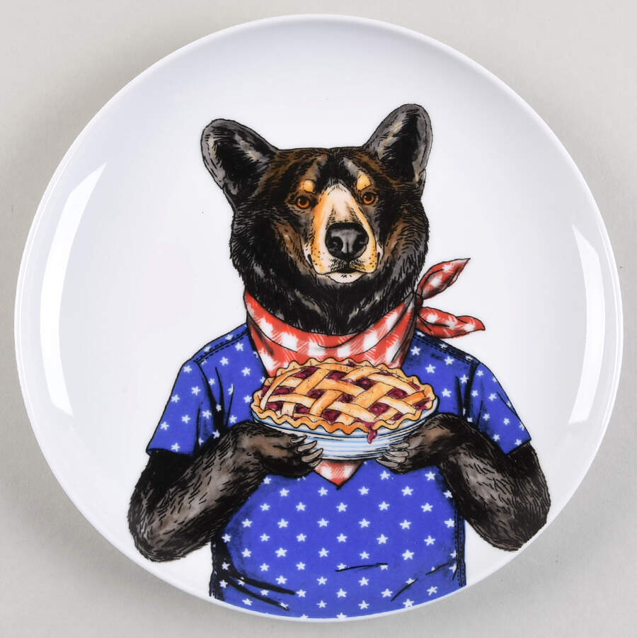 Dapper Animal Salad Plate by West Elm-1