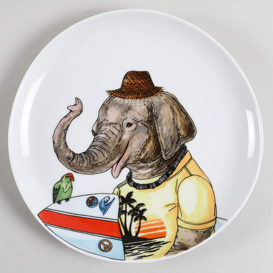 Dapper Animal Salad Plate by West Elm-1