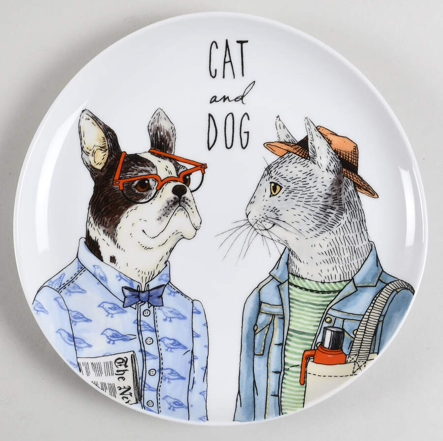 Dapper Animal Salad Plate by West Elm-1