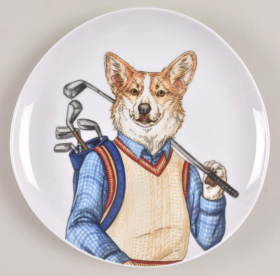 Dapper Animal Salad Plate by West Elm-1
