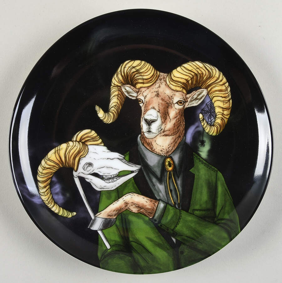 Dapper Animal Salad Plate by West Elm-1