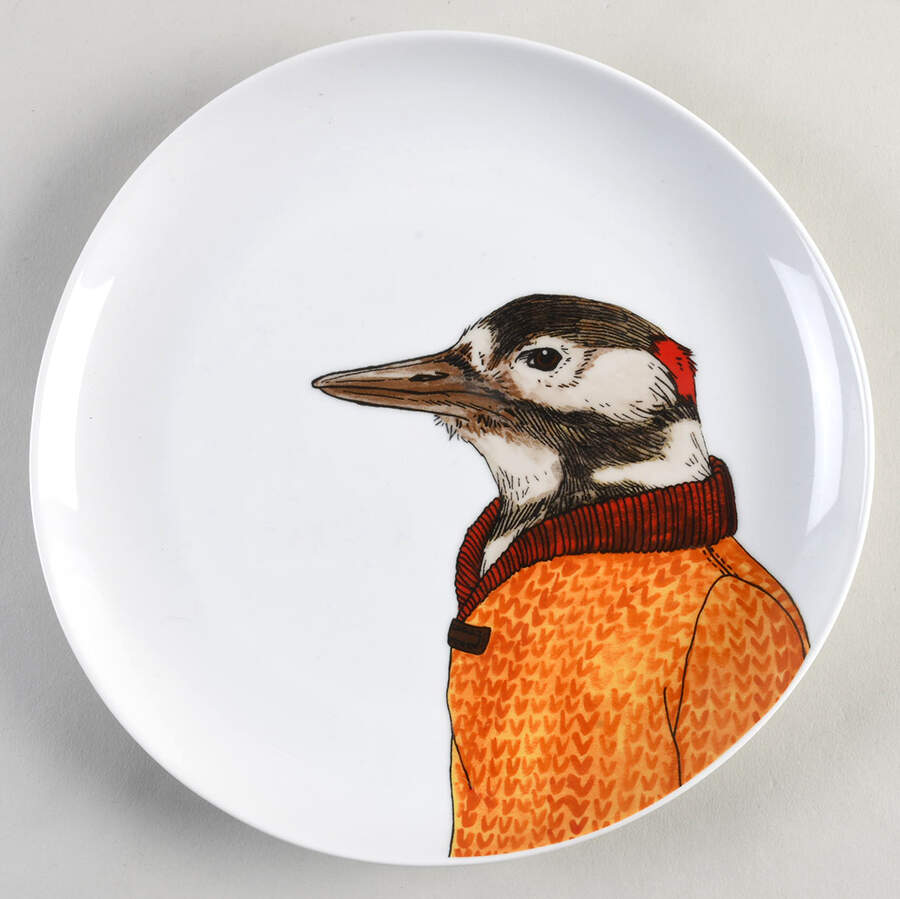 Dapper Animal Salad Plate by West Elm-1