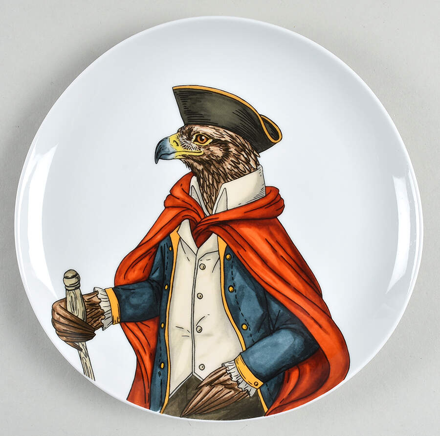Dapper Animal Salad Plate by West Elm-1