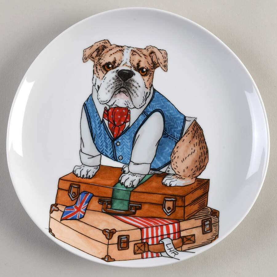 Dapper Animal Salad Plate by West Elm-1