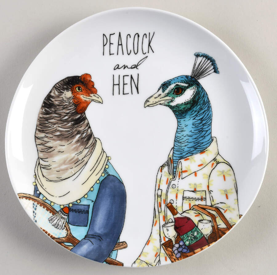 Dapper Animal Salad Plate by West Elm-1